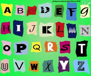 Puzzle Αγγλικό αλφάβητο